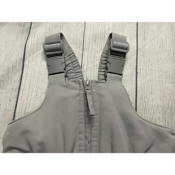 Grey Gray Wonderkids Toddler Snow Ski Pants Overalls Bibs, Size 2T - Picture 2 of 4